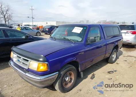 1997 Ford Ranger Splash/Xl/Xlt from USA, damaged, VIN 1FTCR10A4VPB18925